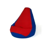 Πουφ Αχλάδι Αδιάβροχο Dark Blue-Red 90x90x130cm
