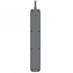 Tracer Πολύπριζο 4 Θέσεων με 3 USB-A, Διακόπτη και Καλώδιο 1.5m Γκρι TRALIS47027