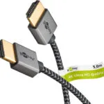 Goobay HDMI 2.0 Cable HDMI male - HDMI male 3m Γκρι 75754