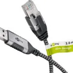 Goobay USB 3.0 Cable USB-A male - RJ45 Ασημί 2m 74395