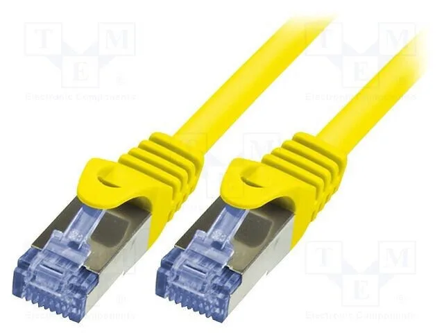 20250502122301_acdb12e1 LogiLink U/UTP Cat.6a Καλώδιο Δικτύου Ethernet 10m Κίτρινο 1τμχ CQ3097S - Image 1