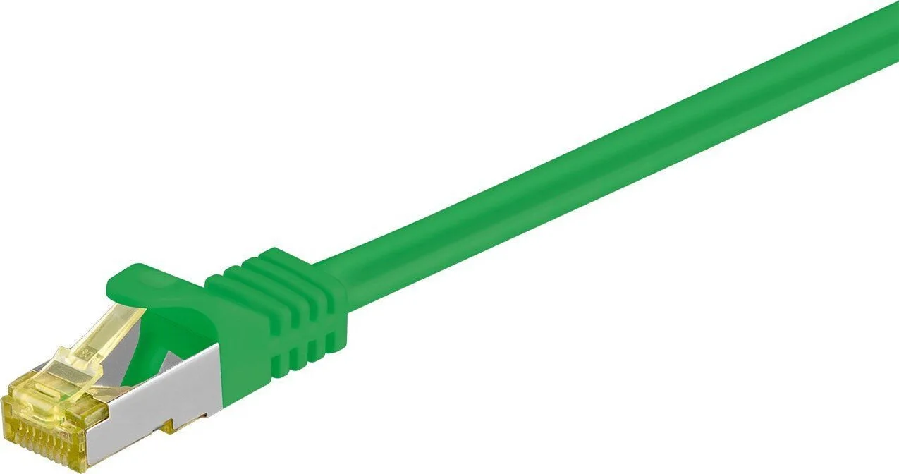 Goobay S/FTP Cat.7 Καλώδιο Δικτύου Ethernet 0.5m Πράσινο 1τμχ 91577 - Image 1
