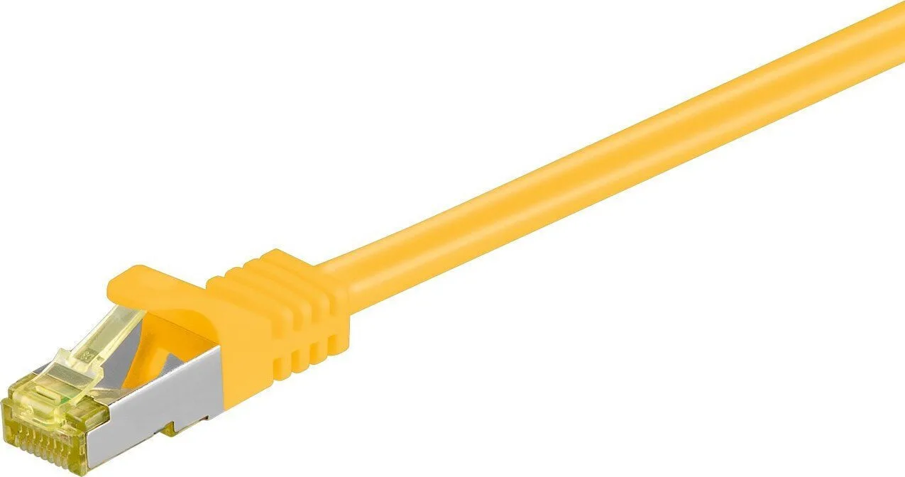 Goobay S/FTP Cat.7 Καλώδιο Δικτύου Ethernet 1.5m Κίτρινο 1τμχ 91593 - Image 1