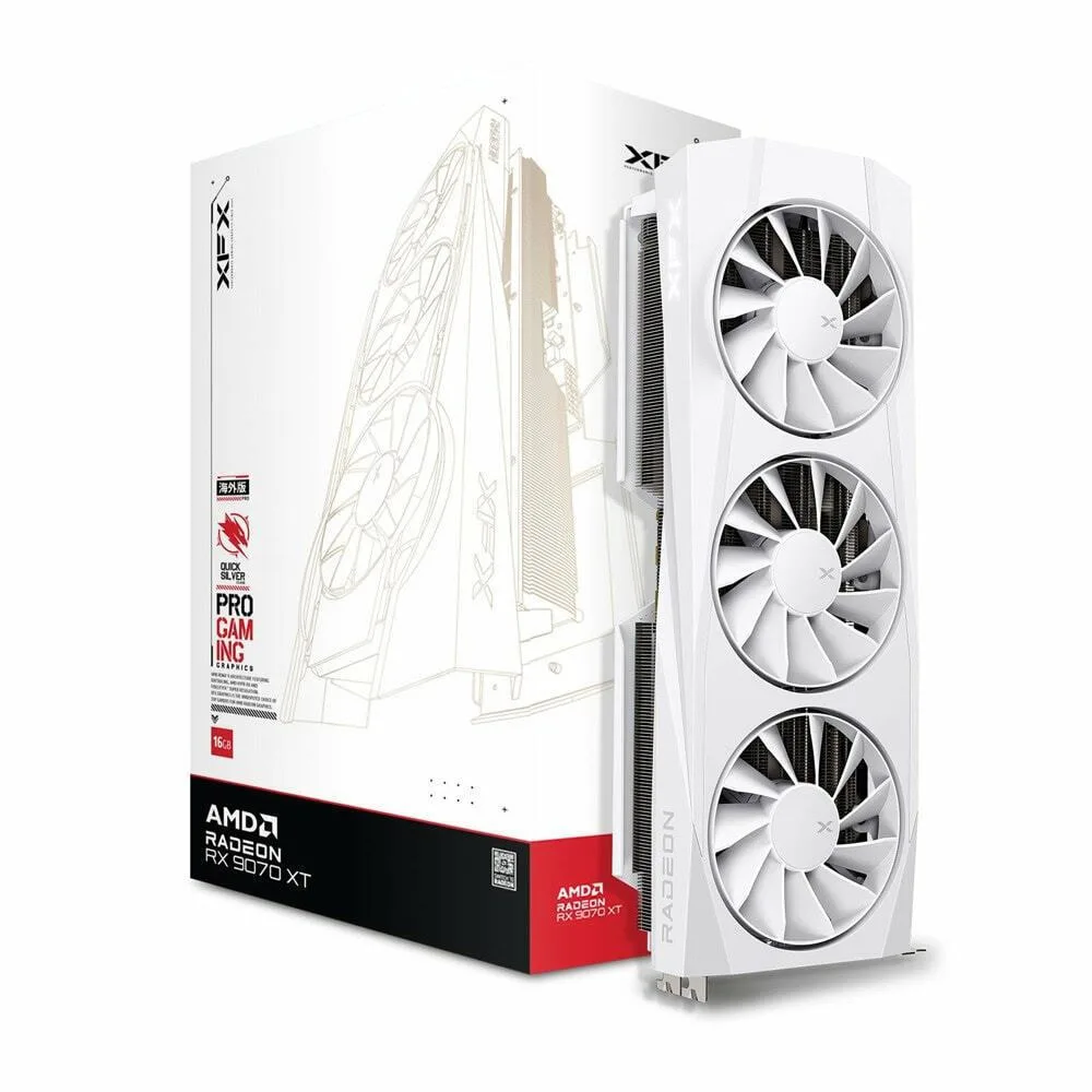 20250502122758_xfx_radeon_rx_9070_xt_16gb_gddr6_quicksilver_white_karta_grafikon_rx_97tqickw9 XFX Radeon RX 9070 XT 16GB GDDR6 Quicksilver White Κάρτα Γραφικών RX-97TQICKW9 - Image 1