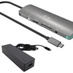 i-tec USB-C Docking Station με HDMI 4K Ασημί (C31NANOLANPD100)