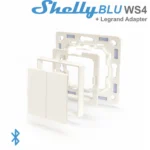 Shelly BLU RC 4 Smart Button Dimmer Bluetooth BLUWallswitch4