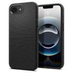 Spigen Liquid Air Back Cover Tempered Glass Μαύρο (iPhone 17e / 16e) ACS09161