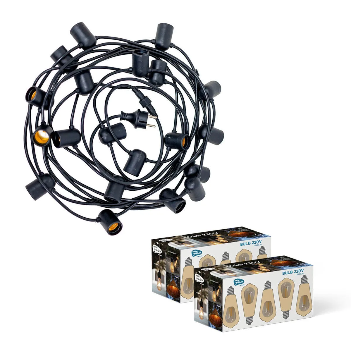 20250502163705_lampakia_led_10m_leyka_se_seira_1tmch_lumall220nxoxnw_newgarden Λαμπάκια LED 10μ. Λευκά σε Σειρά LUMALL220NXOXNW - Image 1
