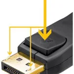 Goobay Cable DisplayPort male - DisplayPort male 5m Μαύρο (74750)