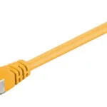 Goobay S/FTP Cat.6a Καλώδιο Δικτύου Ethernet 1m Κίτρινο 1τμχ 93679