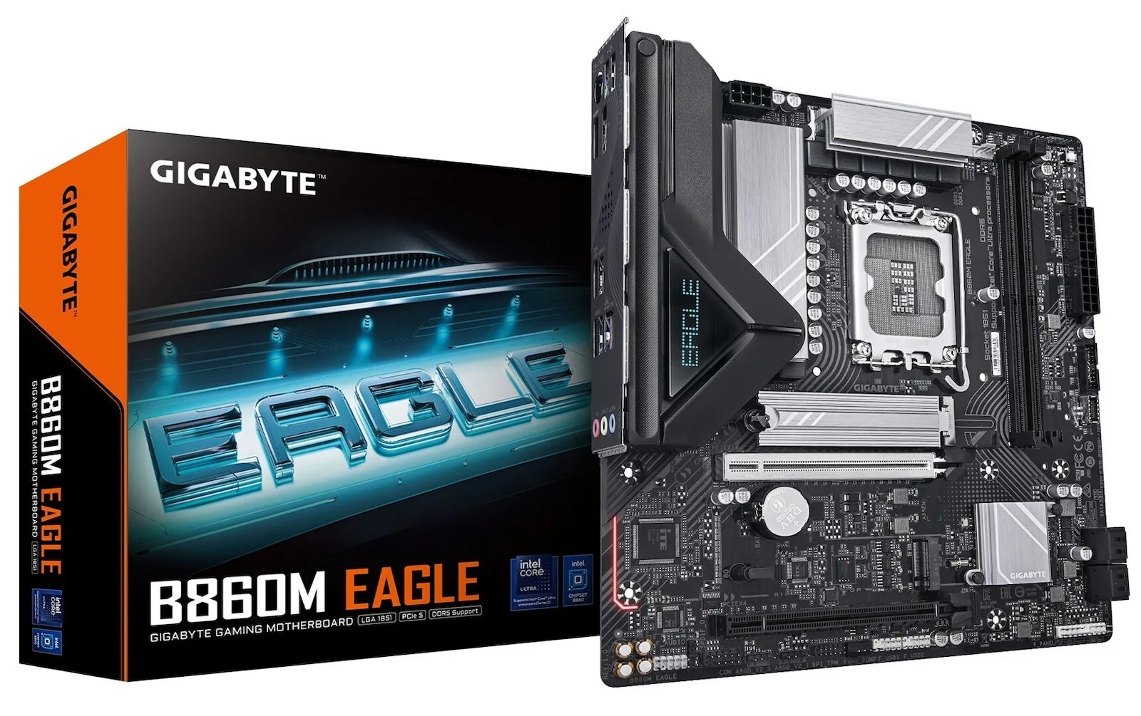 Gigabyte B860M Eagle Motherboard Micro ATX με Intel 1851 Socket - Image 1