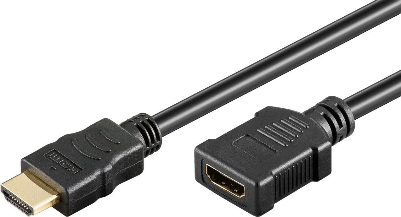 Goobay HDMI 2.1 Cable HDMI male - HDMI male 5m Χρυσό 76273 - Image 1