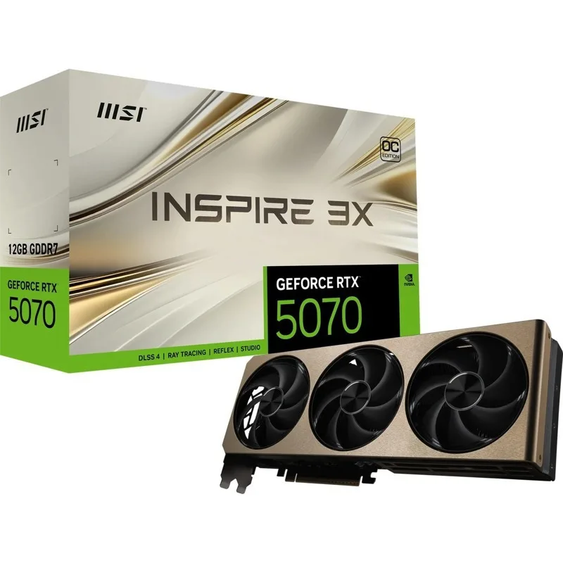 20250506132047_msi_geforce_rtx_5070_12gb_gddr7_karta_grafikon_v532_006r MSI GeForce RTX 5070 12GB GDDR7 Inspire 3X OC Κάρτα Γραφικών V532-006R - Image 1