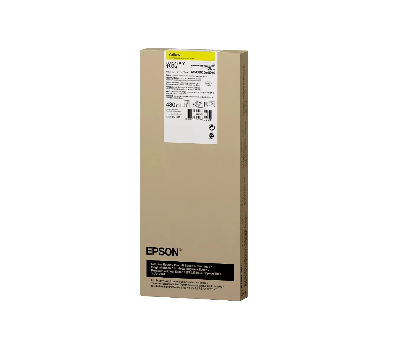 20250507120554_67a31e50 Epson SJIC48P-Y Γνήσιο Μελάνι Εκτυπωτή InkJet Κίτρινο (C13T55P440) - Image 1