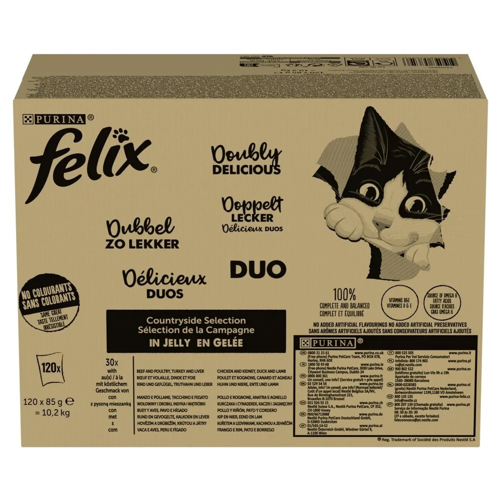 20250507143752_purina_fantastic_duo_mix_ygri_trofi_gia_gates Felix Υγρή Τροφή για Γάτες 85gr - Image 1