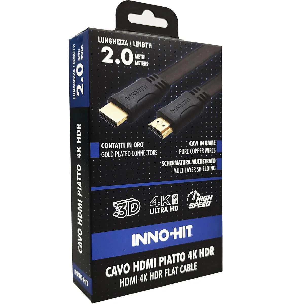20250508112635_276e4d7d Innohit Cable HDMI male - HDMI male 2m Μαύρο - Image 1
