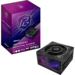 ASRock Phantom Gaming PG-1000G 1000W Μαύρο Τροφοδοτικό Υπολογιστή Full Modular 80 Plus Gold