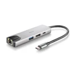 NGS WonderDock USB-C Docking Station με HDMI 4K PD Ethernet Γκρι