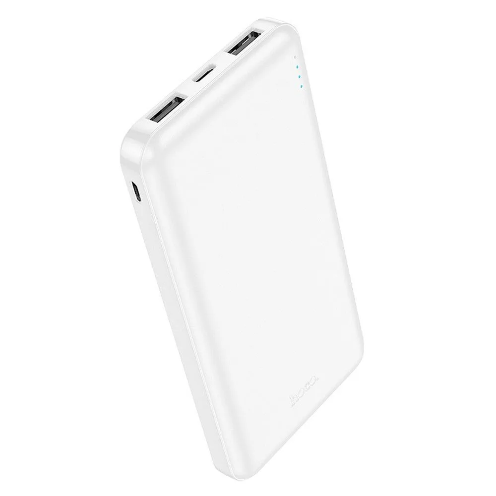 20250508164807_a9da60ee Hoco J100 Power Bank 10000mAh με 2 Θύρες USB-A Λευκό - Image 1