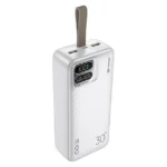 Tracer Blaze Power Bank 30000mAh 65W με 2 Θύρες USB-A και Θύρα USB-C Λευκό