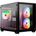 Aerocool Dryft Mini-BK-v2 Gaming Mini Tower Κουτί Υπολογιστή Μαύρο