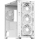 Aerocool D301A V2 Gaming Mini Tower Κουτί Υπολογιστή με Πλαϊνό Παράθυρο και RGB Φωτισμό Λευκό