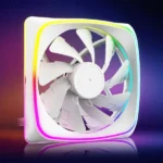 Sharkoon Shark Lights RGB PWM Case Fan 120mm με Σύνδεση 4-Pin Λευκό