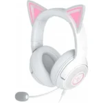 Razer Kraken Kitty V2 Over Ear Gaming Headset με σύνδεση USB Λευκό