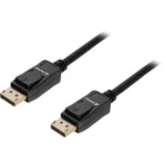 Sharkoon Cable DisplayPort male - DisplayPort male 1m Μαύρο (4044951036103)