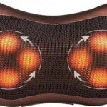 Extralink Μαξιλάρι Μασάζ Shiatsu για τον Αυχένα, το Κεφάλι, την Πλάτη, τα Πόδια & το Σώμα με Υπέρυθρη Θερμότητα Καφέ
