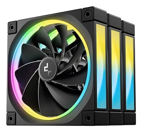 Deepcool FL12-3 IN 1 Case Fan 120mm με RGB Φωτισμό και Σύνδεση 4-Pin PWM 3τμχ - Image 1