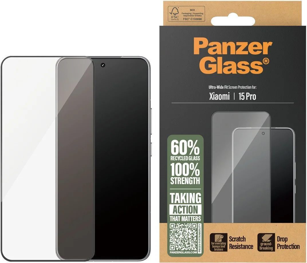 20250509153329_0a3628f3 PanzerGlass Tempered Glass Μαύρο (Xiaomi 15 Pro) PGRNUWFG53211 - Image 1
