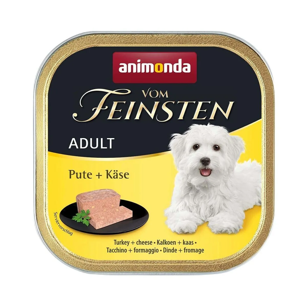 Animonda Vom Feinsten Υγρή Τροφή Σκύλων με Γαλοπούλα χωρίς Σιτηρά & Γλουτένη 150gr - Image 1