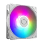 CoolerMaster Sickleflow Edge 120 Case Fan με ARGB Φωτισμό και Σύνδεση 3-Pin / 4-Pin PWM Λευκό