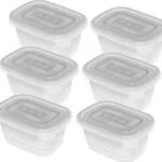 Rotho Babydesign Σετ Δοχεία Φαγητού Πλαστικά Διάφανα 7.5cm 1492826 6τμχ
