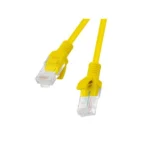 Lanberg U/UTP Cat.5e Καλώδιο Δικτύου Ethernet 0.25m Κίτρινο 1τμχ PCU5-20CC-0025-Y