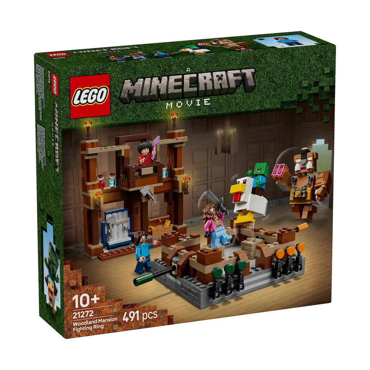 LEGO Minecraft Woodland Mansion Fighting Ring για 10+ Ετών 491τμχ 21272 - Image 1