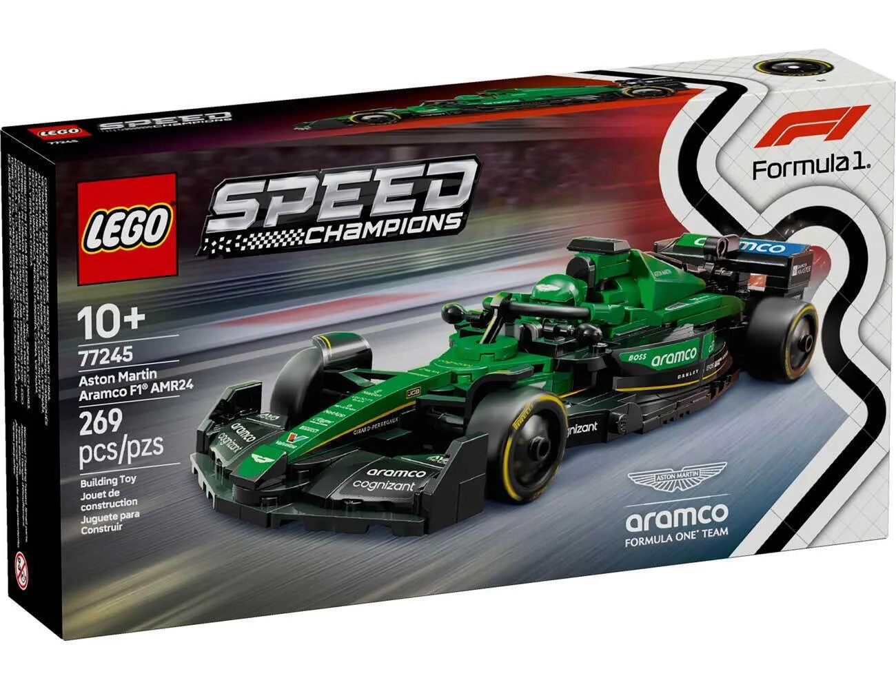 LEGO Speed Champions F1 Racing Car Aston Martin Armaco AMR24 για 10+ Ετών 269τμχ 77245 - Image 1
