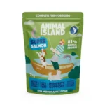 Animal Island 1kg Ξηρά Τροφή Σκύλων με Σολομό