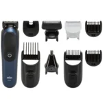 Braun All-in-one Series 7 Σετ Επαναφορτιζόμενης Κουρευτικής Μηχανής Μαύρο AIO7540