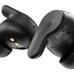 Epos Adapt E1 In-ear Bluetooth Handsfree Ακουστικά με Αντοχή στον Ιδρώτα και Θήκη Φόρτισης Scandinavian Black