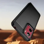 Tech-Protect Back Cover Πλαστικό / Σιλικόνης Μαύρο (Motorola Moto G05, Motorola Moto E15)