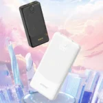 Dudao K10 Power Bank 10000mAh 12W με 2 Θύρες USB-A Λευκό