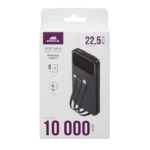 Rivacase VA2211 Power Bank 10000mAh 22.5W με Θύρα USB-A και Θύρα USB-C Μαύρο