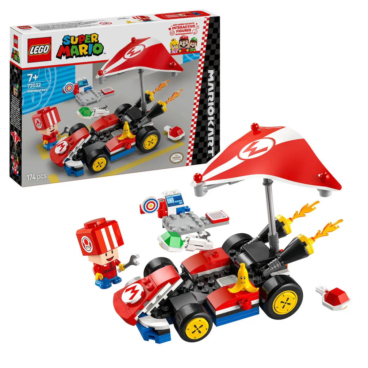 LEGO Super Mario Mario Kart - Standard Kart για 7+ Ετών 174τμχ 72032 - Image 1