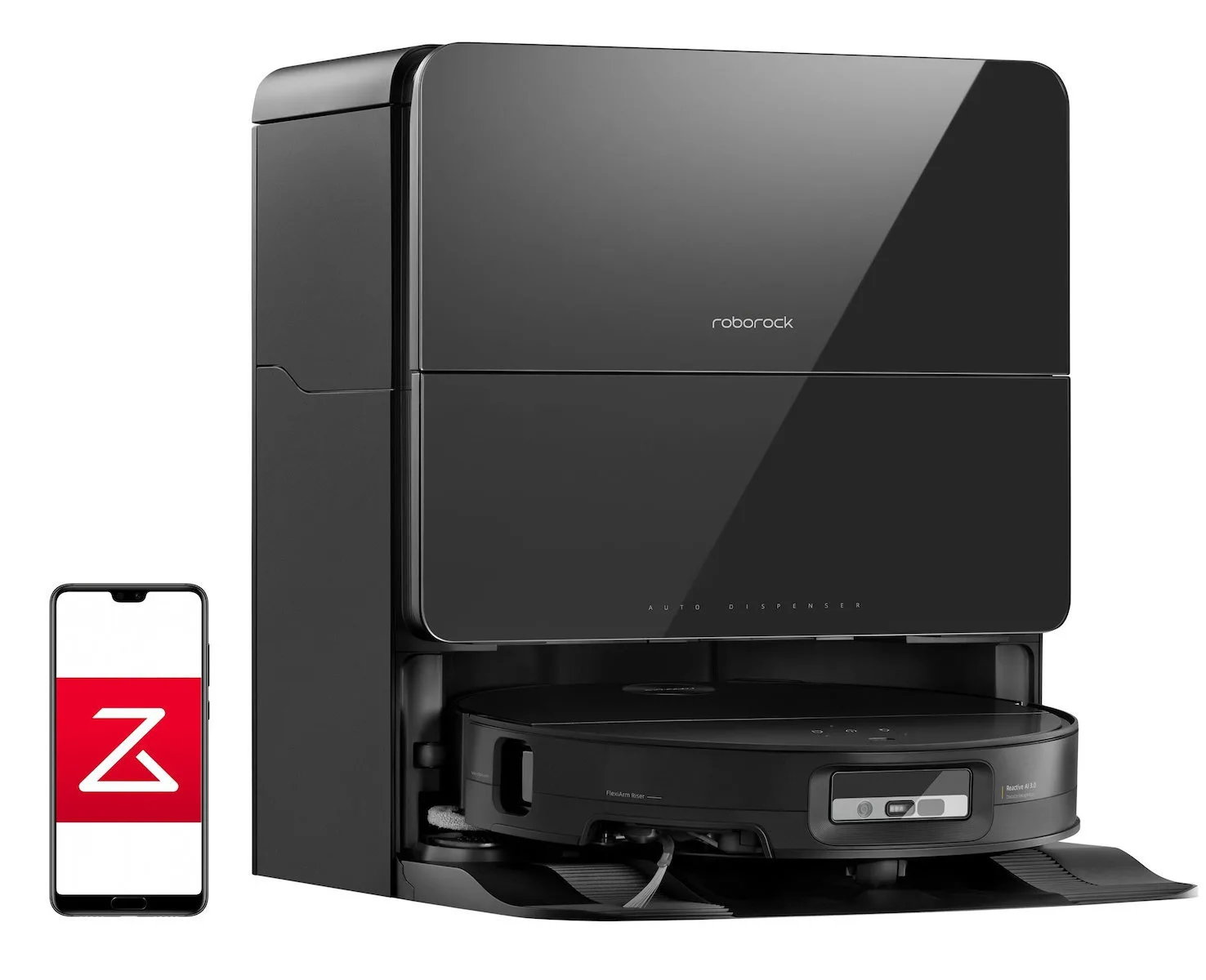 Roborock Saros 10 Σκούπα Ρομπότ για Σκούπισμα & Σφουγγάρισμα με Wi-Fi Μαύρη - Image 1
