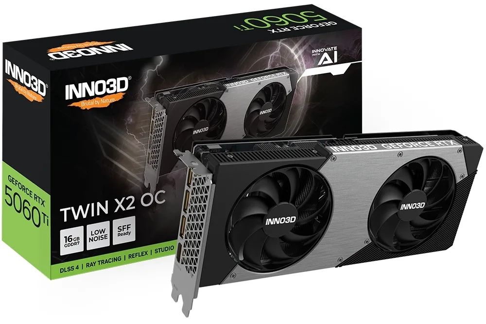 20250516144138_inno_3d_geforce_rtx_5060_ti_16gb_gddr7_twin_x2_oc_karta_grafikon_n506t2_16d7x_191073n Inno 3D GeForce RTX 5060 Ti 16GB GDDR7 TWIN X2 OC Κάρτα Γραφικών N506T2-16D7X-191073N - Image 1