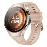 Huawei Watch 5 Stainless Steel 42mm Αδιάβροχο με eSIM και Παλμογράφο (Μπεζ)