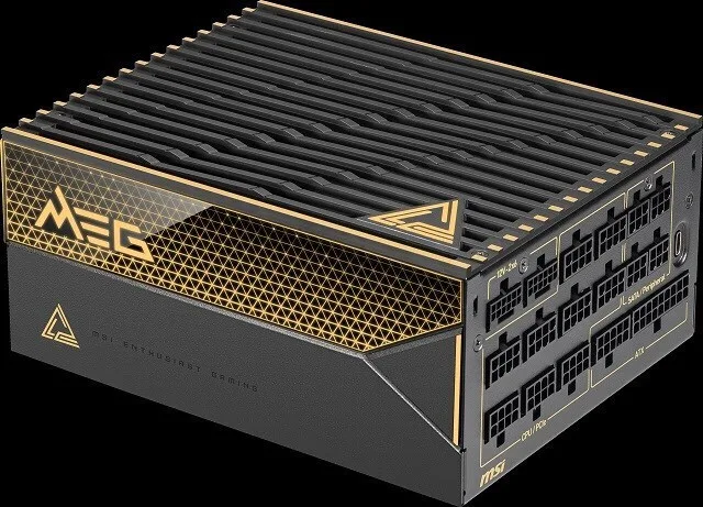 MSI MEG Ai1600T 1600W Μαύρο Τροφοδοτικό Υπολογιστή Full Modular 80 Plus Platinum - Image 1