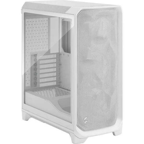 Fractal Design Meshify 3 TG Clear Tint Gaming Midi Tower Κουτί Υπολογιστή με Πλαϊνό Παράθυρο Λευκό - Image 1
